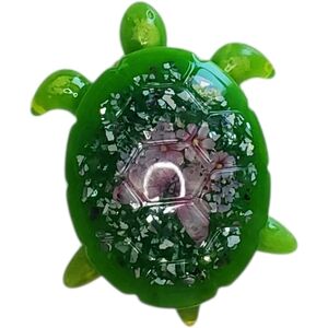 Turtle Figurine Jewelry Box – Resin Trinket Holder for Rings, Necklaces & More